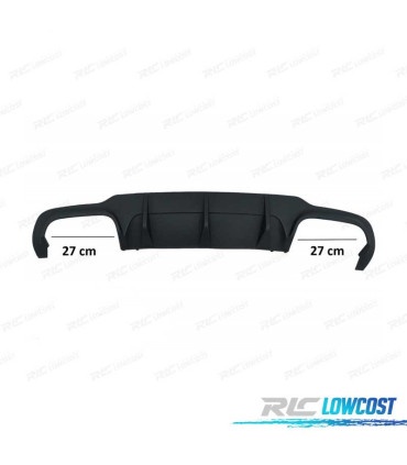 DIFFUSEUR MERCEDES CLASSE C W204 11-14 LOOK C63 AMG