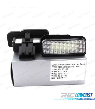 ÉCLAIRAGE PLAQUE D´IMMATRICULATION LED MERCEDES CLASSE CLS W219 04-10