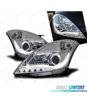 PHARES SUZUKI SWIFT 10- TUBE LIGHT FOND CHROMÉ