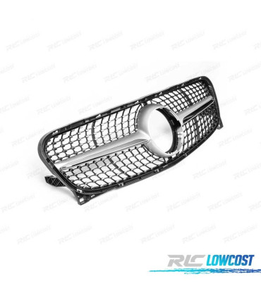 CALANDRE MERCEDES CLASSE GLA X156 AMG 15-17 LOOK DIAMOND SILVER