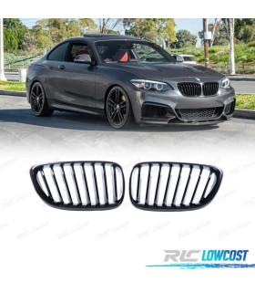 CALANDRES BMW F22 F23 14-15 LOOK M NOIR BRILLANT