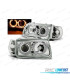 PHARES VOLKSWAGEN VW POLO 6N 94-99 ANGEL EYES FOND CHROMÉ