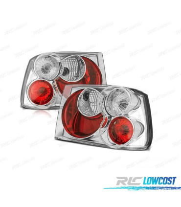 FEUX ARRIÈRE POUR SEAT IBIZA 93-99 STYLE LEXUS CHROMÉ