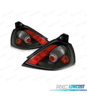 FEUX ARRIÈRE POUR RENAULT MEGANE II 02-05 STYLE LEXUS NOIR