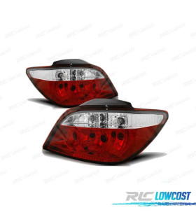 FEUX ARRIÈRE PEUGEOT 307 01-05 LOOK SUBARU BLANC ROUGE