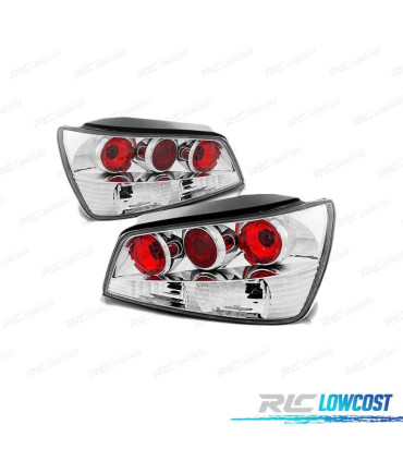 FEUX ARRIÈRE POUR PEUGEOT 306 93-97 STYLE LEXUS CHROMÉ