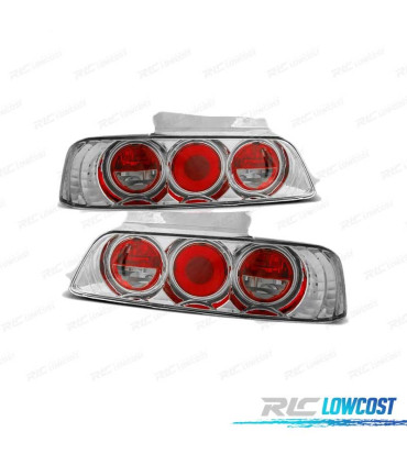 FEUX ARRIÈRE POUR HONDA PRELUDE 97-01 STYLE LEXUS CHROMÉ