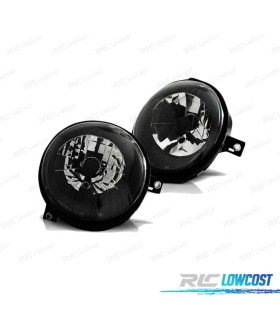 PHARES POUR VOLKSWAGEN VW LUPO 98-05 NOIR