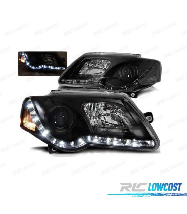 PHARES VOLKSWAGEN VW PASSAT 3C 05-10 NOIR
