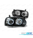 PHARES VOLKSWAGEN VW GOLF 3 ANGEL EYES NOIR