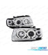 PHARES VOLKSWAGEN VW POLO 6N HATCHBACK 94-99 YEUX D'ANGE CHROMÉS