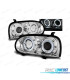 PHARES VOLKSWAGEN VW GOLF 3 ANGEL EYES CHROMÉ