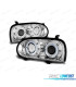 PHARES VOLKSWAGEN VW GOLF 3 ANGEL EYES CHROMÉ