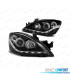 PHARES POUR MITSUBISHI LANCER VII 04-07 DAYLIGHT ANGEL EYES NOIR