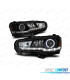 PHARES LED ANGEL EYES POUR MITSUBISHI LANCER VIII 08- LPMI16 NOIR