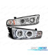 PHARES MITSUBISHI GALANT 8 EA0 96-06 ANGEL EYES CCFL + LED CHROMÉ