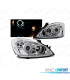 PHARES POUR MITSUBISHI LANCER 7 04-07 ANGEL EYES CHROMÉ