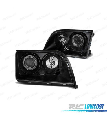 PHARES MERCEDES W140 91-98 NOIR