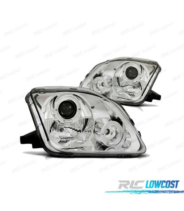 PHARES HONDA PRELUDE 97-01 ANGEL EYES CHROMÉ