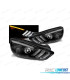 PHARES FORD FOCUS MK3 15-18 LED DYNAMIQUE DRL NOIR
