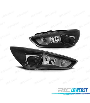 PHARES TRU DRL FORD FOCUS MK3 14-18 LED NOIR