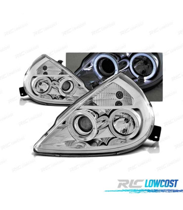 PHARES ANGEL EYES FORD KA 96-08 CHROMÉ