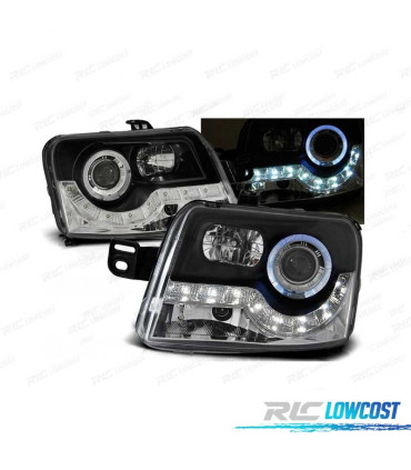 PHARES FIAT PANDA 03-09 LED DAYLIGHT NOIR