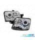 PHARES FIAT PANDA 03-11 LED ANGEL EYES CHROMÉ