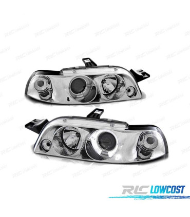 PHARES FIAT PUNTO 93-99 ANGEL EYES CHROMÉ