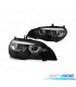 PHARES POUR BMW X5 E70 07-10 ANGEL EYES 3D-DRL NOIR