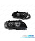 PHARES BMW E46 COUPÉ CABRIO 99-03 LED ANGEL EYES NOIR