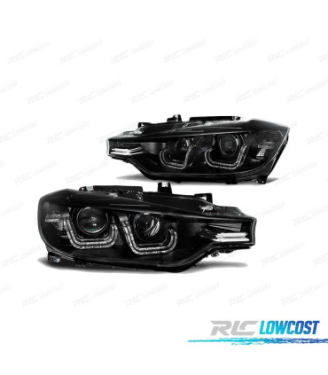 PHARES BMW F30 F31 11-15 LED TRU DRL NOIR