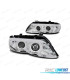 PHARES POUR BMW X5 E53 03-06 ANGEL EYES XENON CHROMÉ