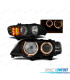PHARES LED ANGEL EYES BMW X5 E53 99-03 NOIR