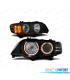 PHARES LED ANGEL EYES BMW X5 E53 99-03 NOIR