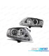 PHARES XENON AUDI A6 C6 04-08 CHROMÉ DRL