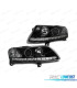 PHARES LED ANGEL EYES POUR AUDI A6 C6 04-08 NOIR