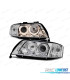 PHARES AUDI A6 01-04 ANGEL EYES CHROMÉ