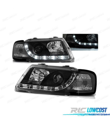PHARES AUDI A3 8L 96-00 TRU DRL ECE-R87 NOIR