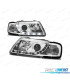 PHARES POUR AUDI A3 8L 96-00 TRU DRL ECE-R87 CHROMÉ