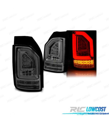 FEUX ARRIÈRE POUR VOLKSWAGEN VW T6 15-19 CLIGNOTANT LED DYNAMIQUE FUMÉ OEM LED