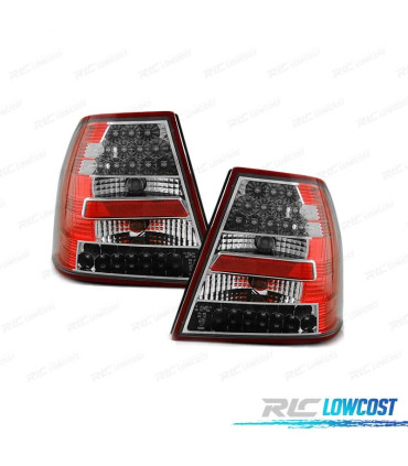 FEUX ARRIÈRE POUR VOLKSWAGEN VW BORA 98-05 LED ROUGE BLANC