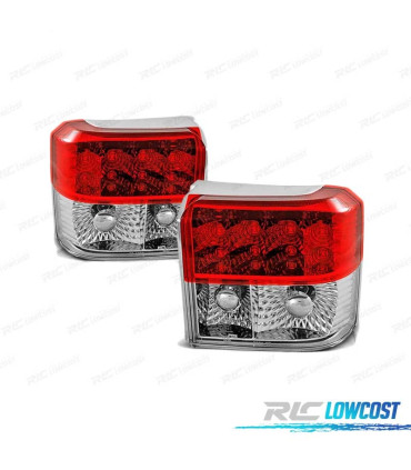FEUX ARRIÈRE POUR VOLKSWAGEN VW T4 90-03 LED ROUGE BLANC