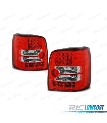 FEUX ARRIÈRE POUR VOLKSWAGEN VW PASSAT B5 96-00 VARIANT LED ROUGE BLANC
