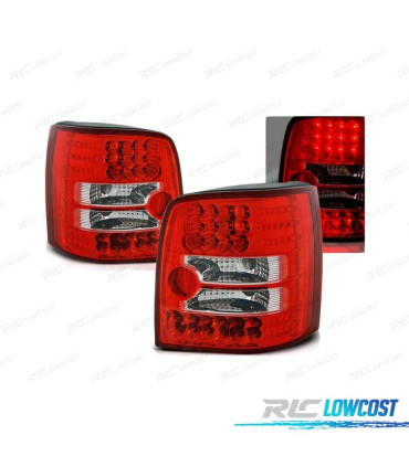 FEUX ARRIÈRE POUR VOLKSWAGEN VW PASSAT B5 96-00 VARIANT LED ROUGE BLANC