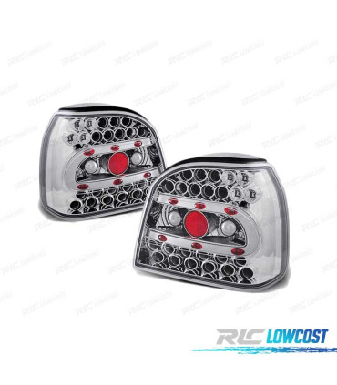 FEUX ARRIÈRE VOLKSWAGEN VW GOLF 3 91-97 LED CHROMÉ LEX