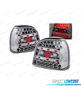 FEUX ARRIÈRE VOLKSWAGEN VW GOLF 3 91-97 LED CHROMÉ LEX