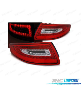 FEUX ARRIÈRE POUR PORSCHE 911 997 04-08 LED ROUGE CLAIR
