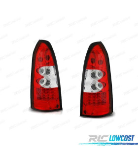 FEUX ARRIÈRE POUR OPEL ASTRA G 97-04 KOMBI LED ROUGE BLANC