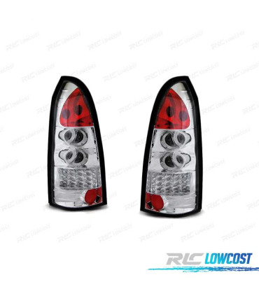 FEUX ARRIÈRE POUR OPEL ASTRA G 97-04 KOMBI LED CHROMÉ